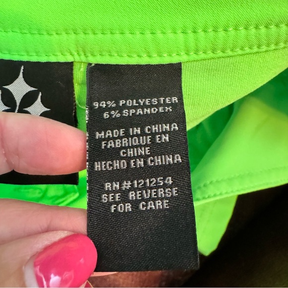 Jofit Skort Womens Lime Green Tennis Golf Skort - Picture 6 of 7